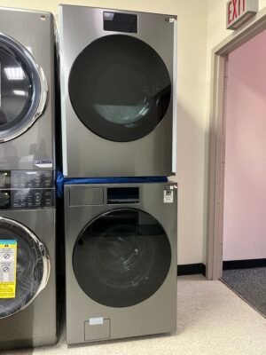 Open Box – 27" Laundry Set Samsung DV90F53AES