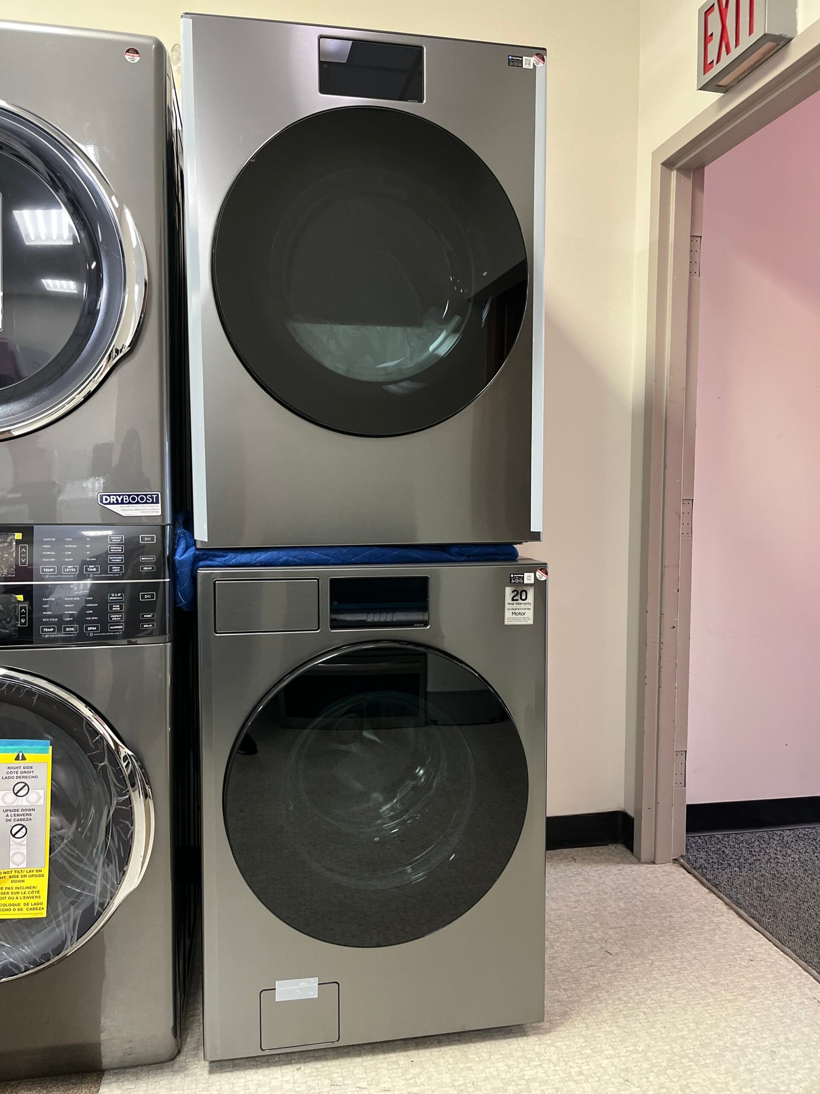 Open-Box-27-Laundry-Set-Samsung-DV90F53AES