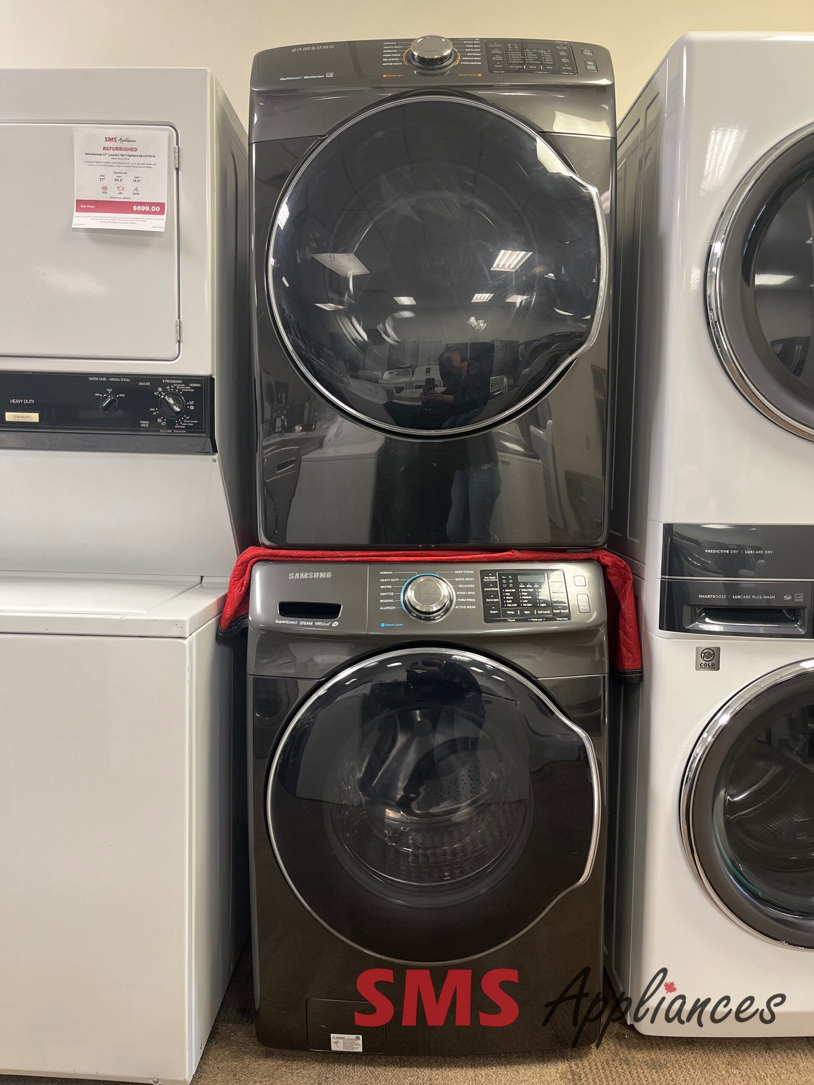 Refurbished-Laundry-Sets-WF45N6300AVDVE45N63VAC-1-1-scaled-1.jpg Refurbished Laundry Sets WF45N6300AV/DVE45N63V/AC Samsung - Image 1