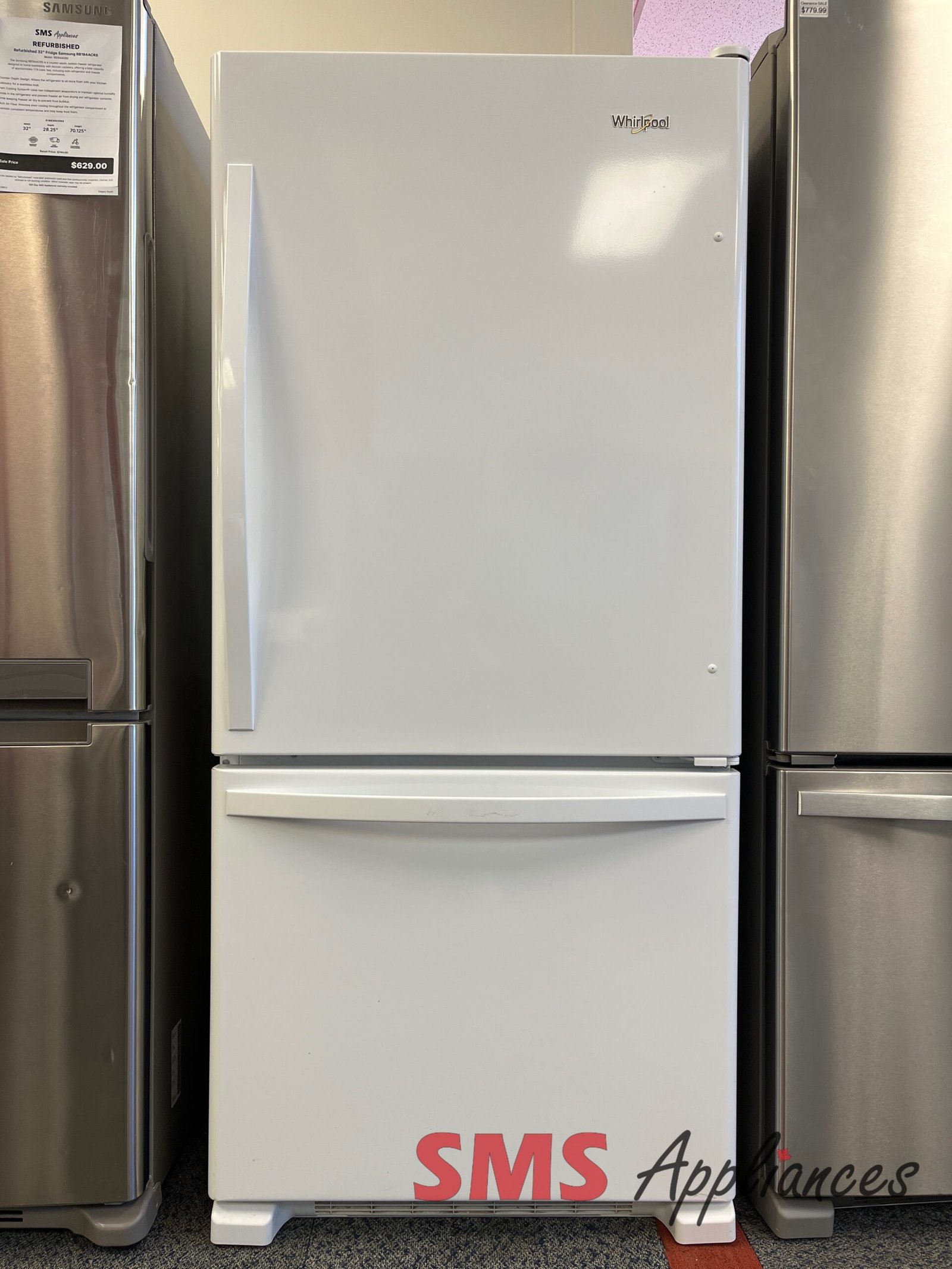 Refurbished-Fridges-WRB329DFBW-1-scaled-1.jpg Refurbished Fridges WRB329DFBW Whirlpool - Image 1